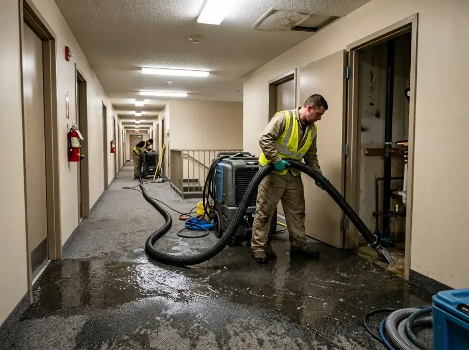 multi-unit-apartment-hallway-f-005 — frequently asked questions, Emergency Burst Pipe Water Extraction & Removal in Hoschton…
